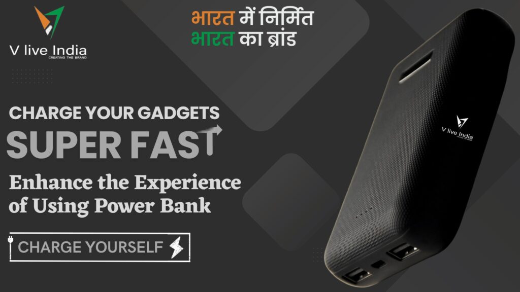 Vlive India is all geared up to launch its new product which is Vlive smart power bank.