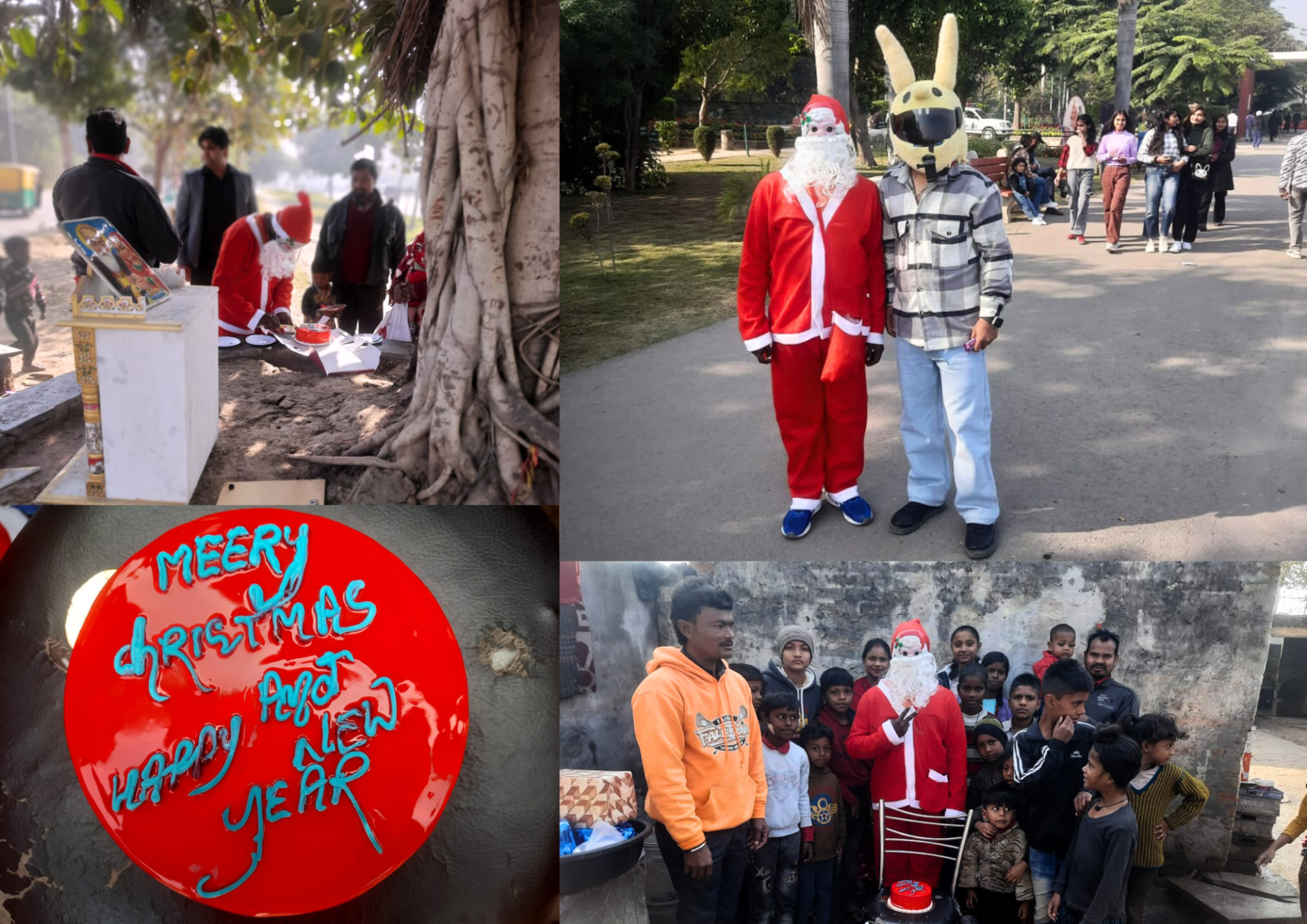 A Heartwarming Christmas: Sorabh Saroop Walia, Rajesh Kumar, Sanju, and Gobi Spread Joy through Acts of Kindness.