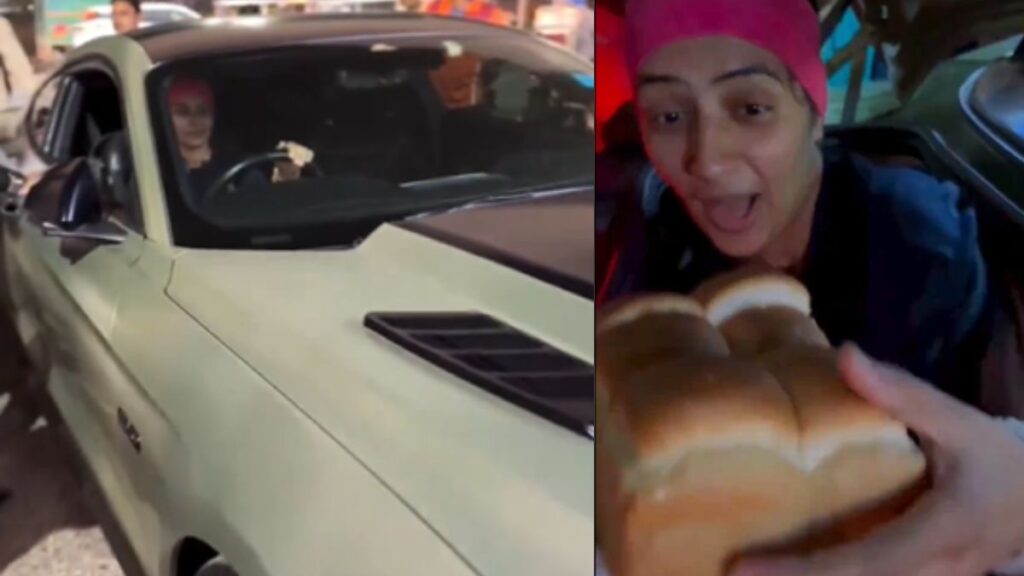 Delhi's 'Vada Pav Girl' Chandrika Dixit Makes Waves with New Ford Mustang