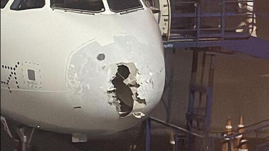 IndiGo Delhi-Srinagar Flight Endures Intense Turbulence During Sudden Hailstorm, Passengers Describe Near-Death Scare