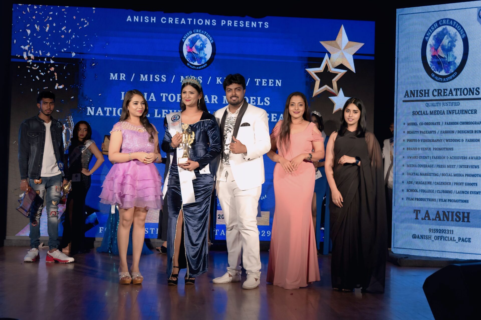Anjali SR Jain Shines Bright as Grand Finalist at India Top Star Models Pageant, Emerges as Rising Face in South Indian Cinema